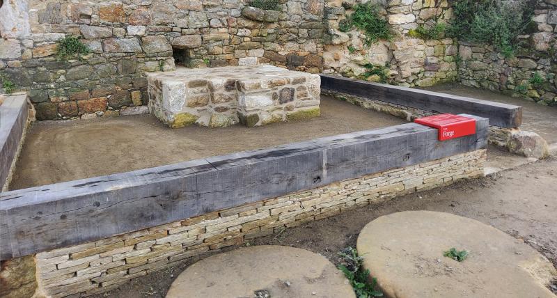 Valorisation de l'espace de la forge du Château du Guildo.