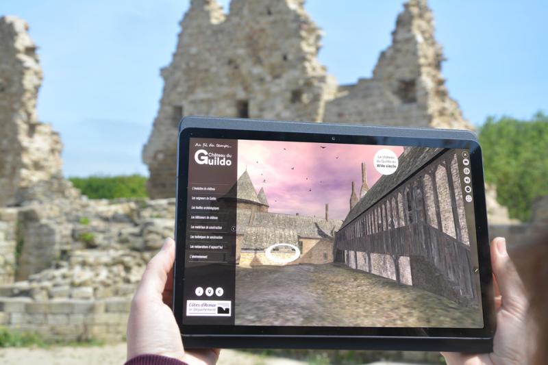 Crédit : Erwan Mahé Visite virtuelle dans le Château du Guildo